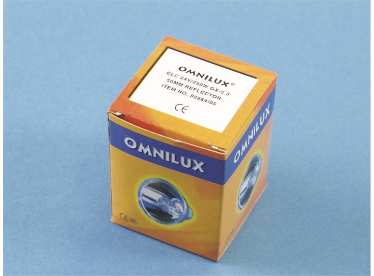 Omnilux ELC 24V/250W GX-5.3 500h 50mm ref